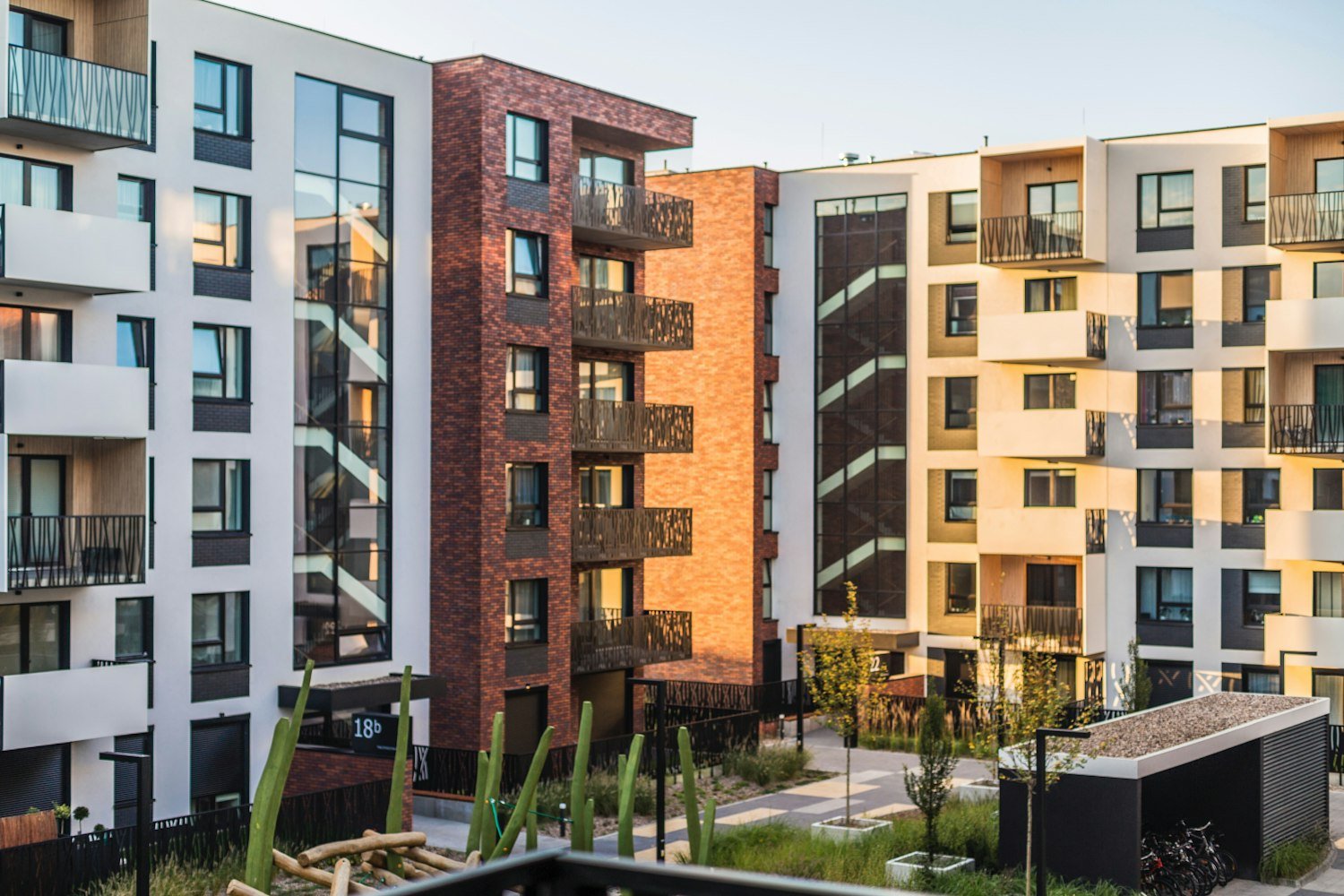 An apartment building, representing the GI Bill monthly housing allowance