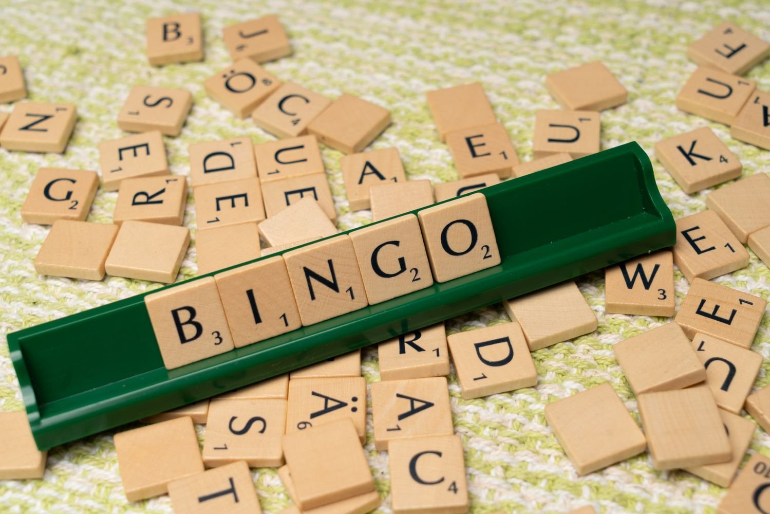 Wooden tiles spelling BINGO, representing the classic game played at American Legion posts nationwide