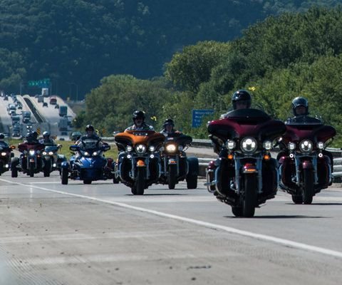 American Legion Santiam Post 51 Legion Riders on a group ride