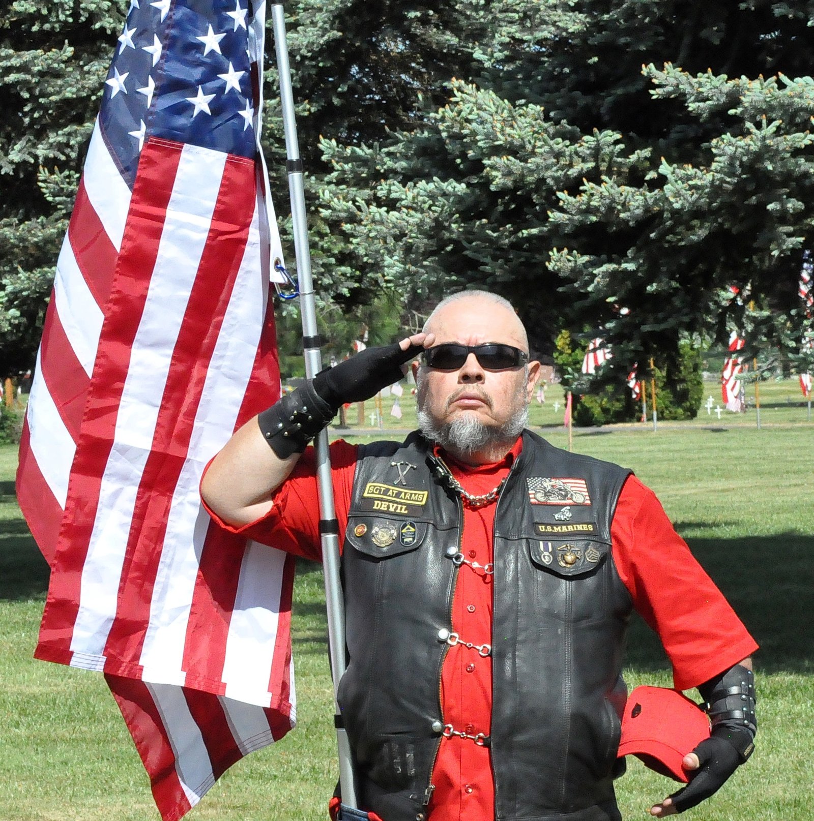 Memorial Day 2023, I.O.O.F. Cemetery, Lebanon, Oregon. Photo by Kevin Story