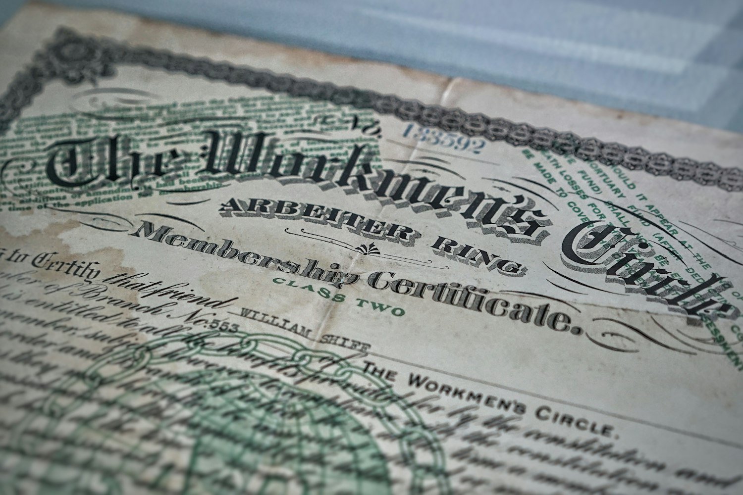 An official certificate document, like the birth and marriage records VA asks for