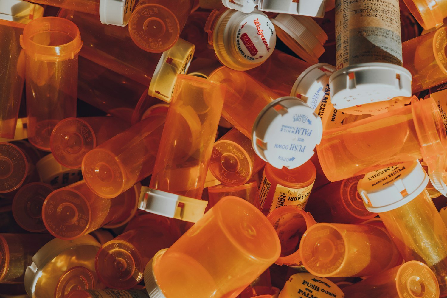 Prescription bottles, since medication for a service-connected condition can cause a secondary one