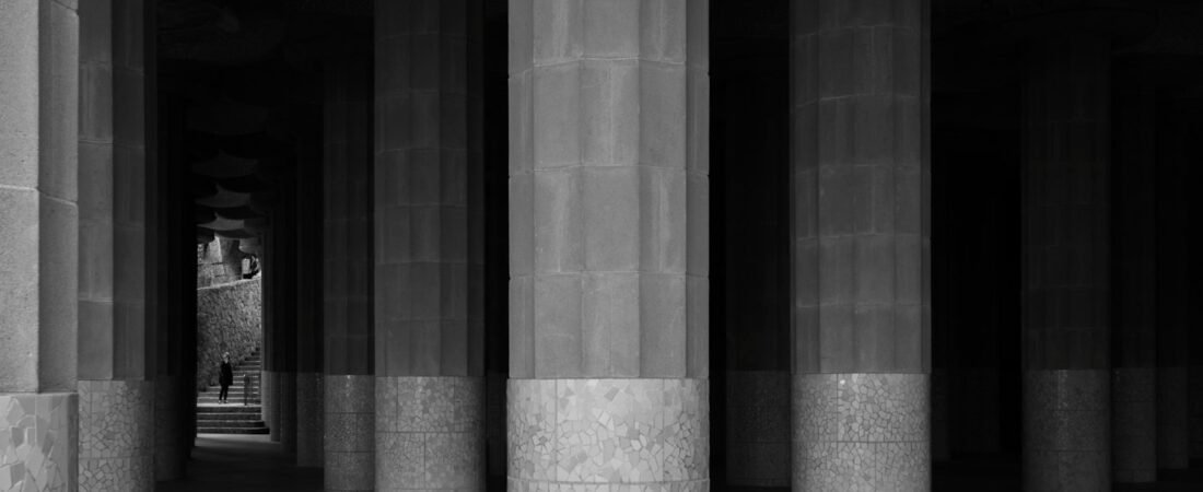 Stone support pillars, representing the four pillars The American Legion was founded on