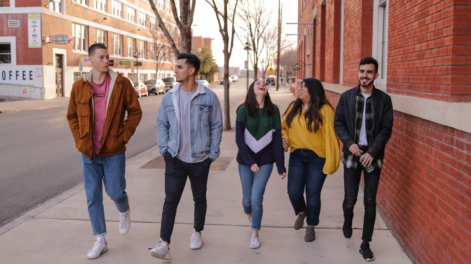 Students walking and laughing together, reflecting the camaraderie built through Legion youth programs